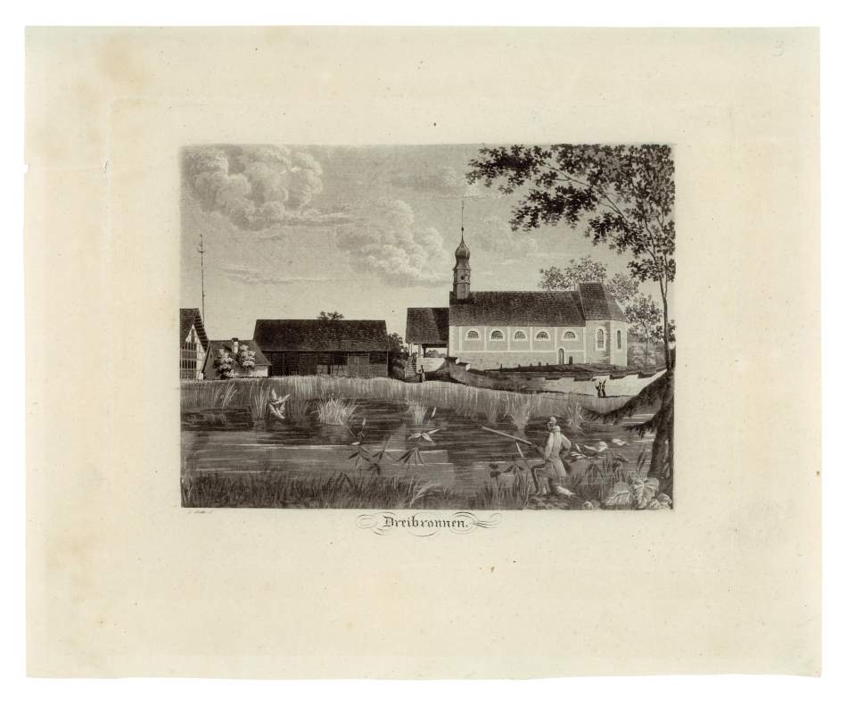 Wallfahrtskirche Maria Dreibrunnen bei Wil SG, 1837