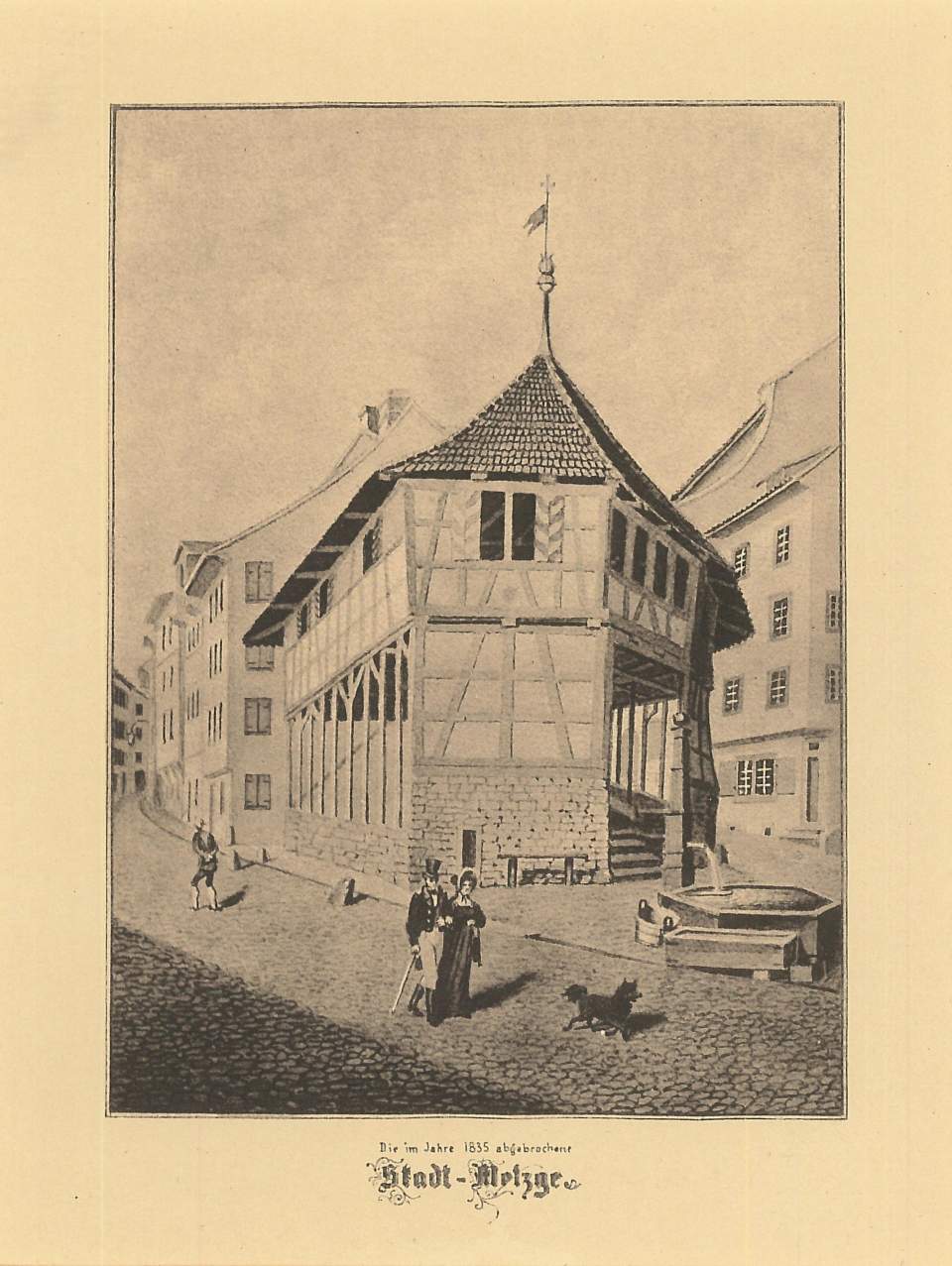 Wil, Stadt-Metzg, 1837