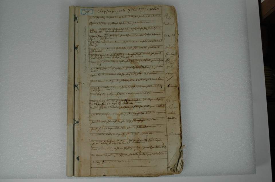 Tagebuch, Manuskript des Arztes und Apothekers Joh. Jakob Forrer von Wildhaus