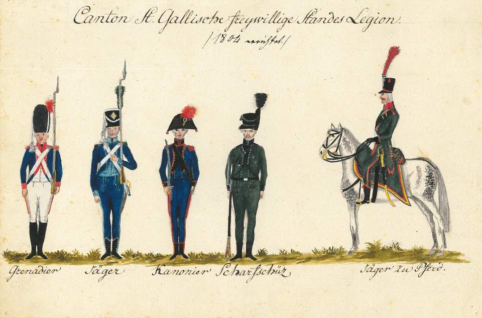 Canton St. Gallische Freywillige Standeslegion