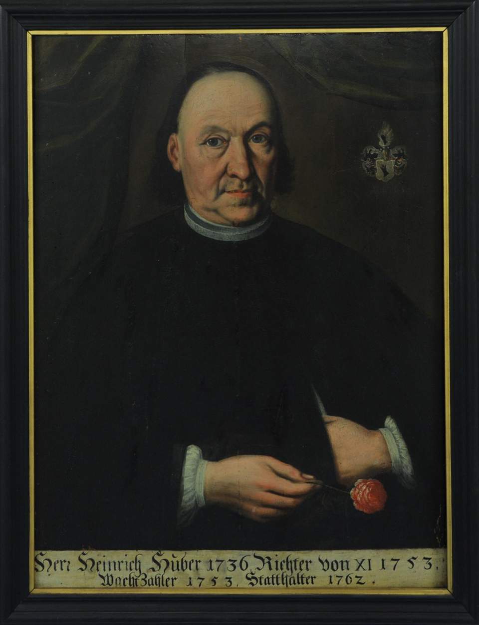 Porträt Heinrich Huber, Bildnis