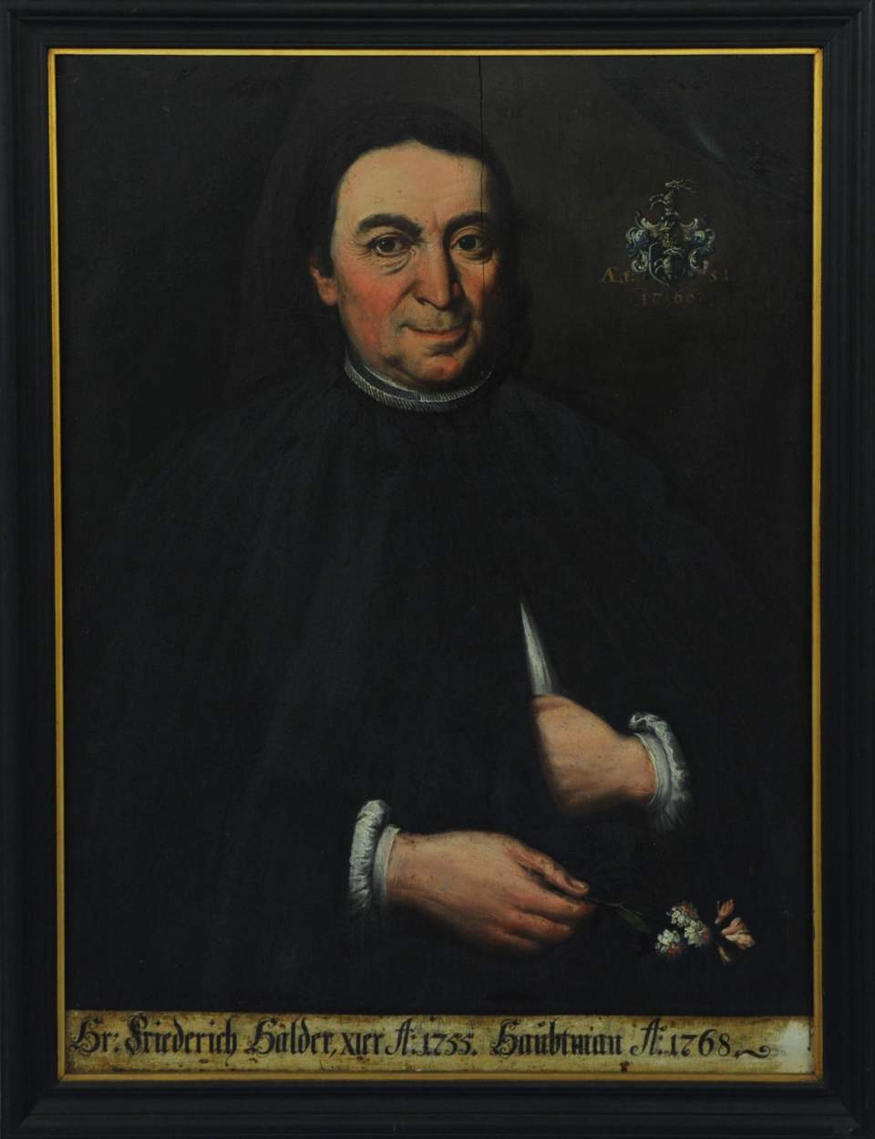 Porträt Friedrich Halder, Bildnis