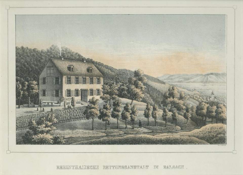 Ansicht Rheintalische Rettungsanstalt, Balgach