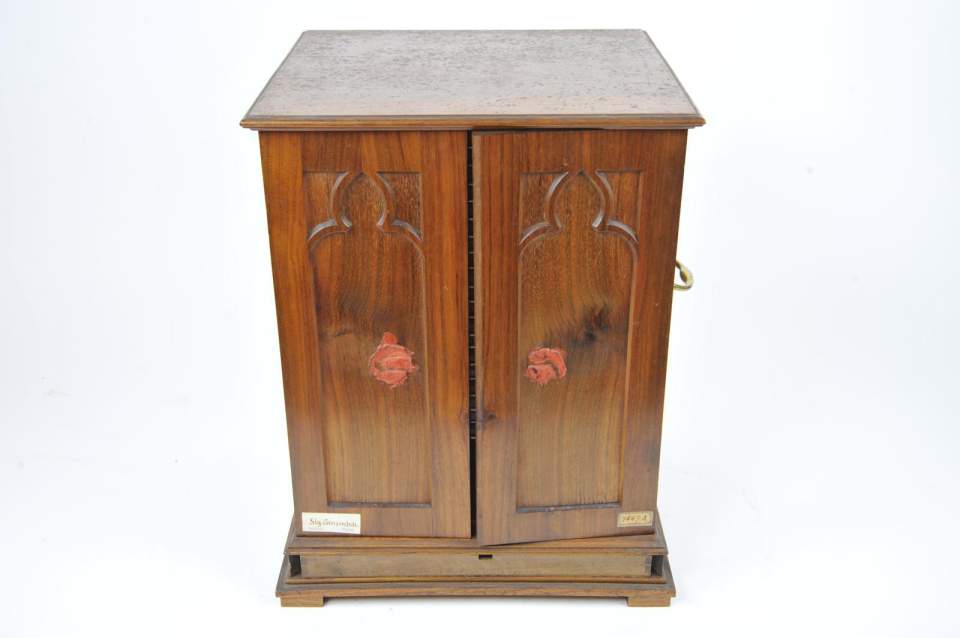 Münzkasten der Sammlung Gonzenbach