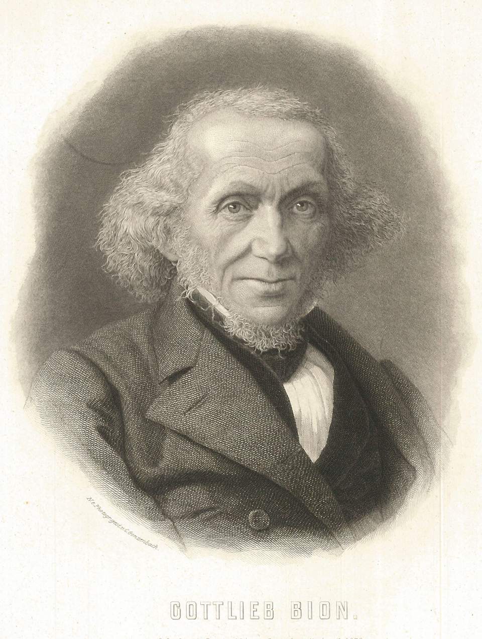 Kupferstich, Gottlieb Bion