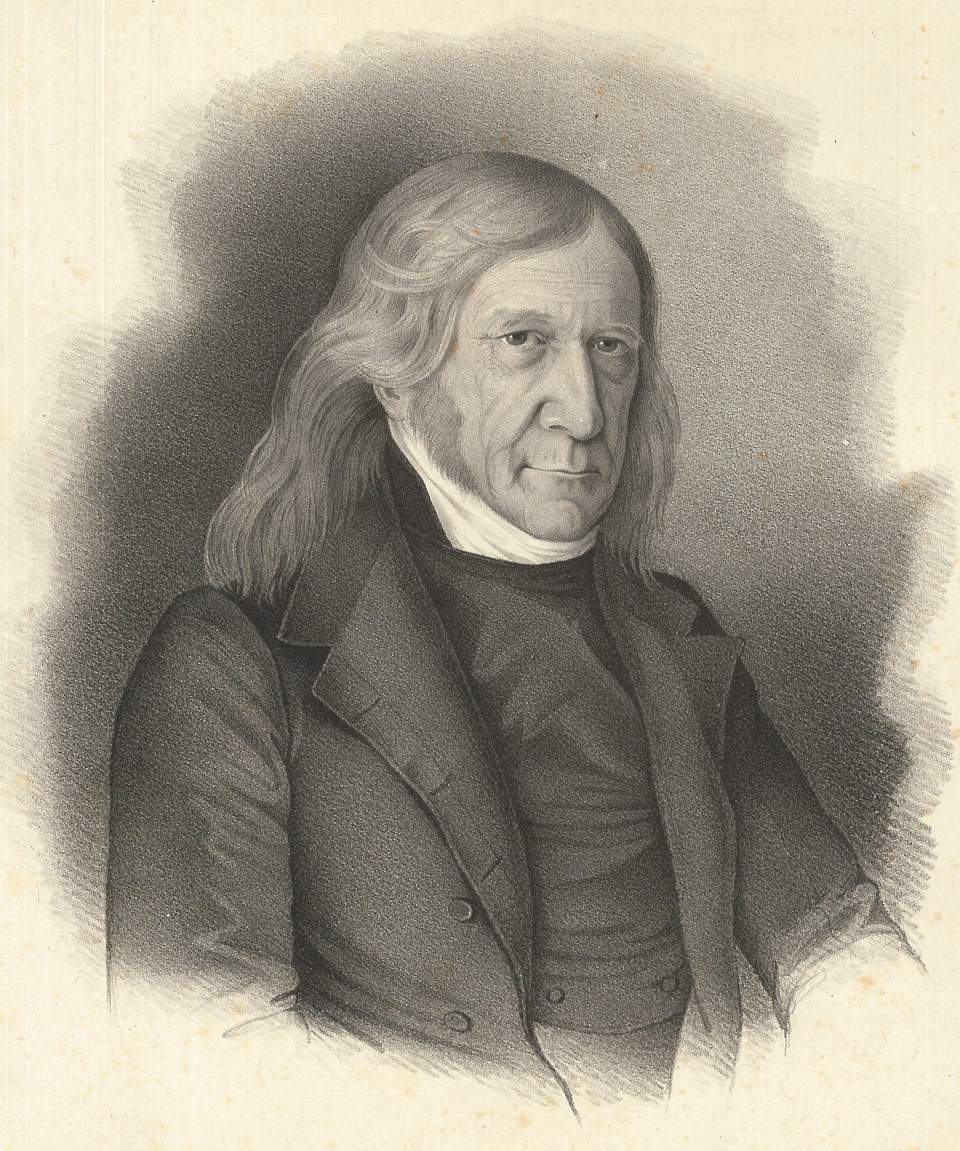 Porträt des Professors Peter Scheitlin v. St. Gallen