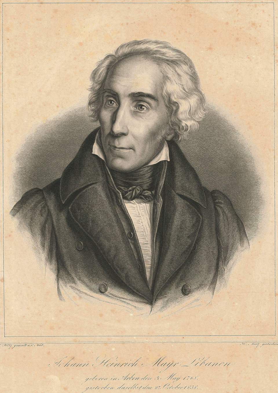 Porträt des Johann Heinrich Mayr