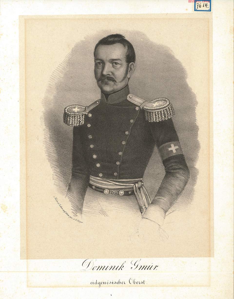 Porträt des Dominik Gmür