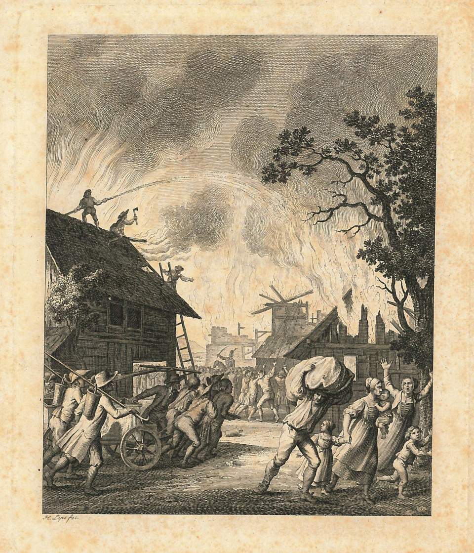 Brandszene 