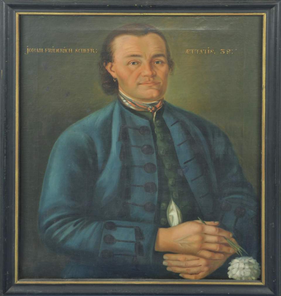 Bildnis Johann Frierich Schefer