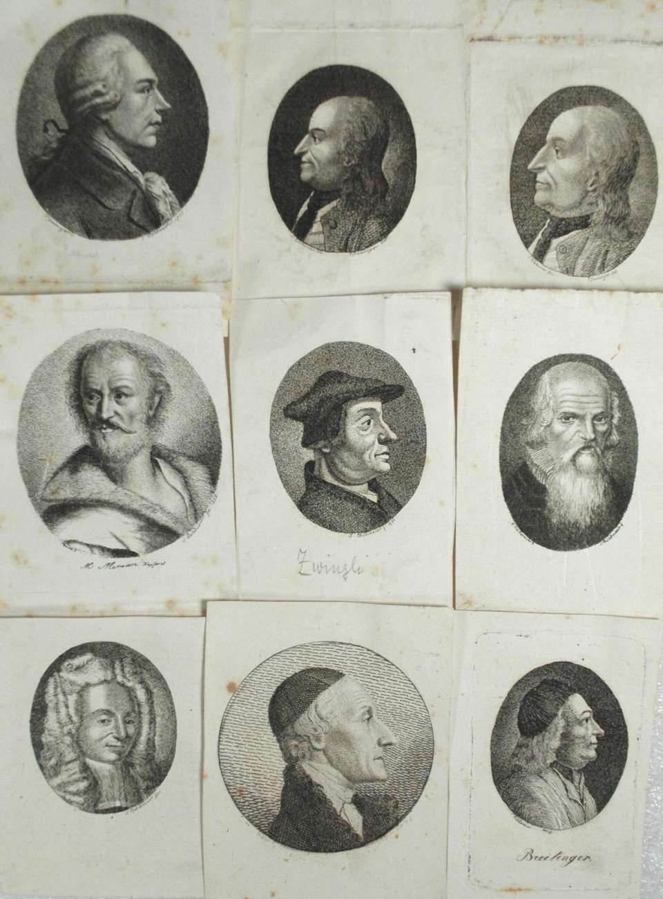 Porträts der Bürgermeister und Dekane der Stadt St. Gallen, Bildnisse