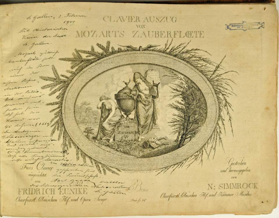 Die Zauberflöte W. A. Mozart (Klavierauszug)