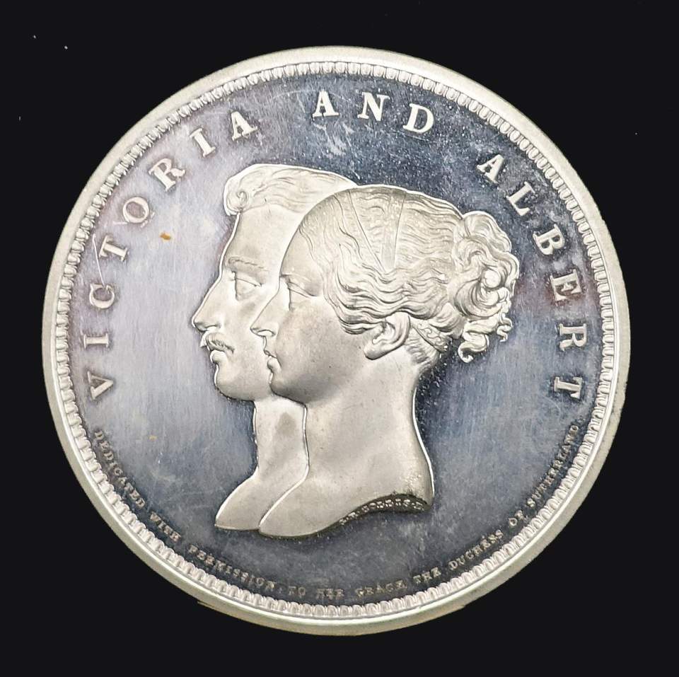 Medaille Königin Victoria von England und Prinz Albert
