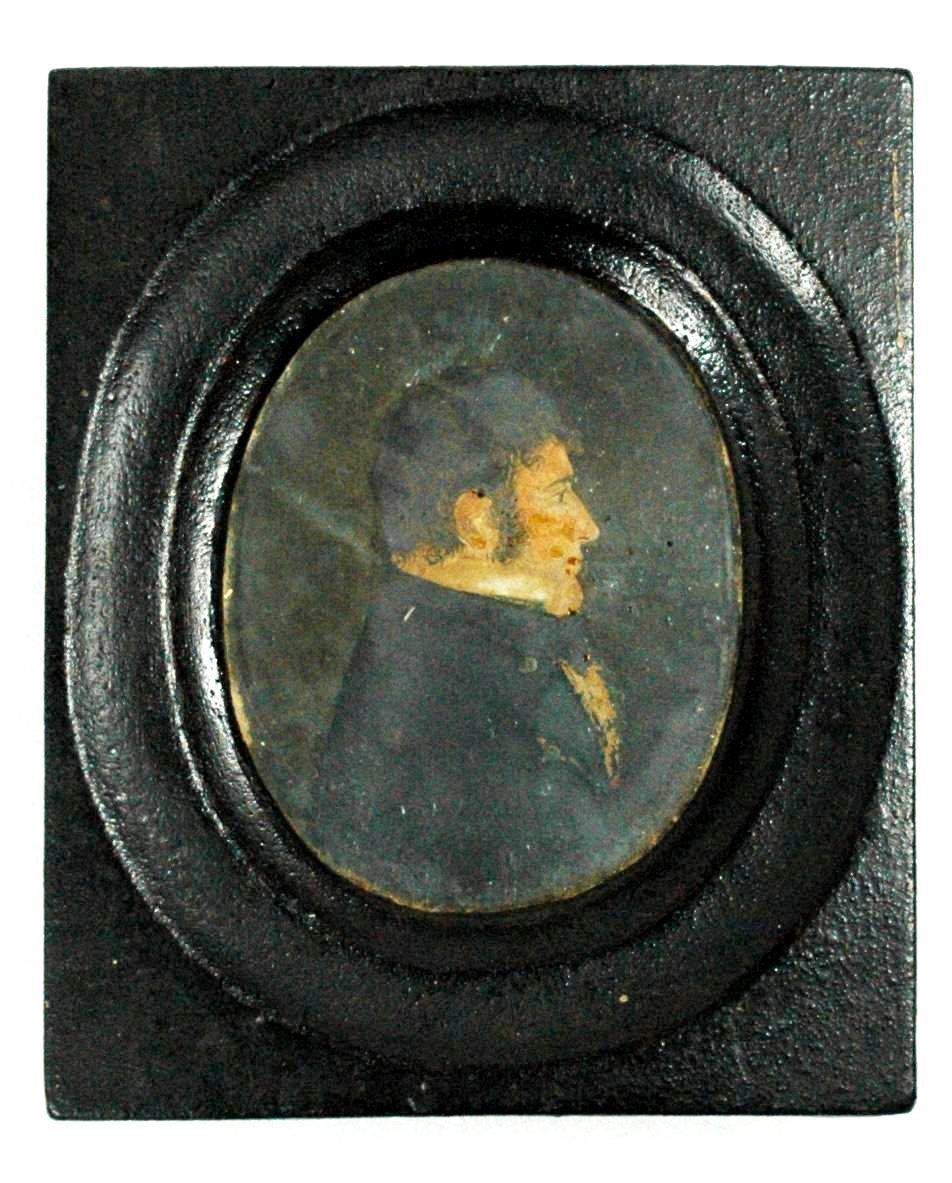 Bildnis eines unbekannten Mannes (Grossvater des Donators) (Miniatur)