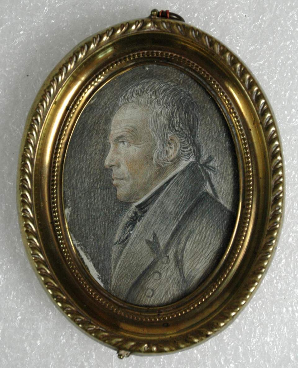 Bildnis des Valentin Rüst von Risegg, Tagsatzungsabgeordneter 1802 (Miniatur)