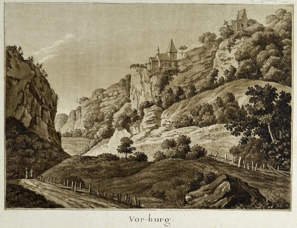 Ansichten Vorbourg bei Delémont im Kt. Jura