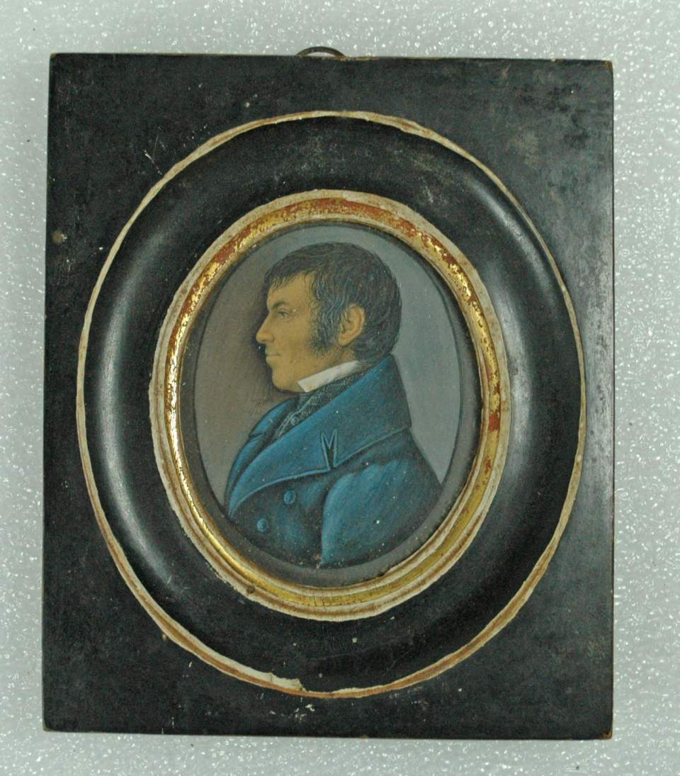 Bildnis des Herrn Brunner aus Bütschwil (Miniatur)