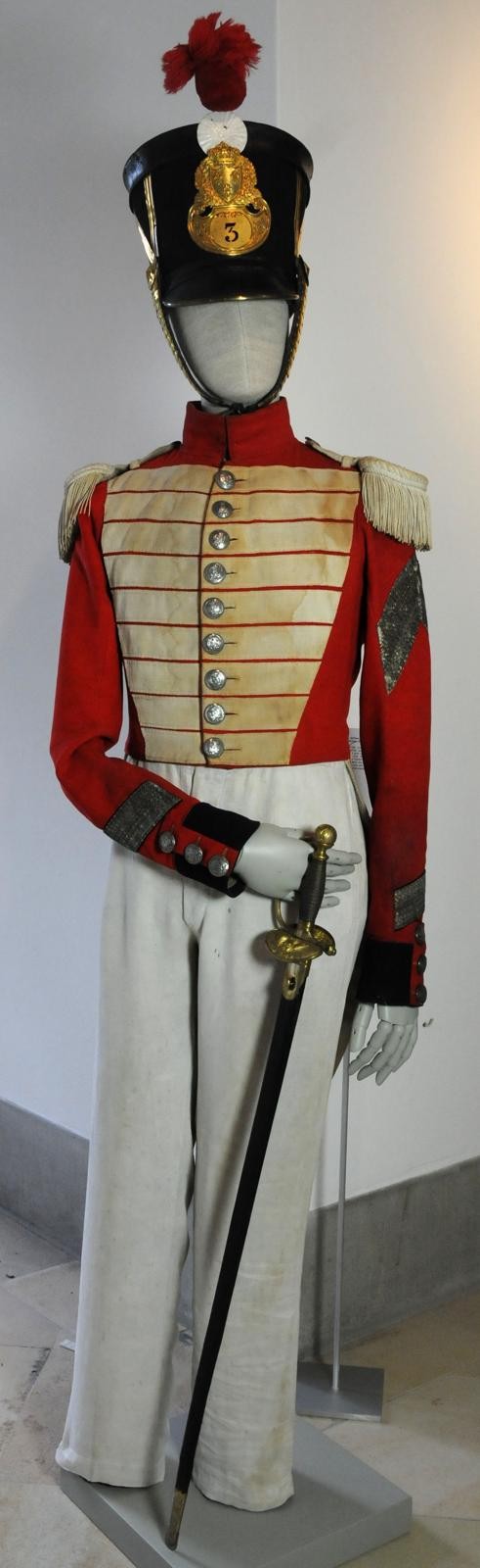 Uniform (Infanterie) Unteroffizier 3. Schweizer Regiment in französischen Diensten