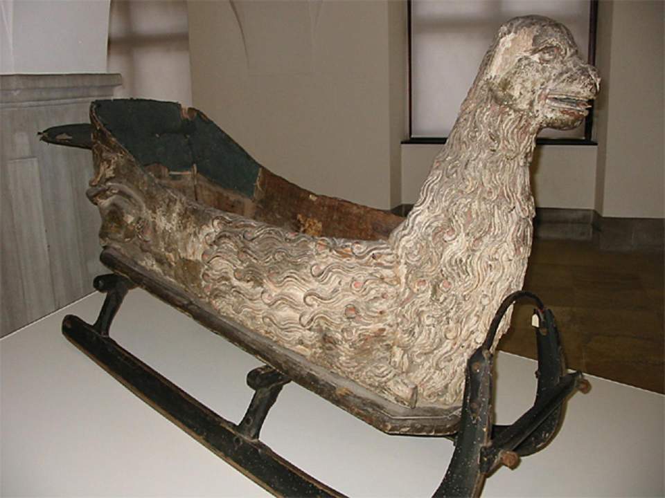 Rennschlitten, Pferdeschlitten