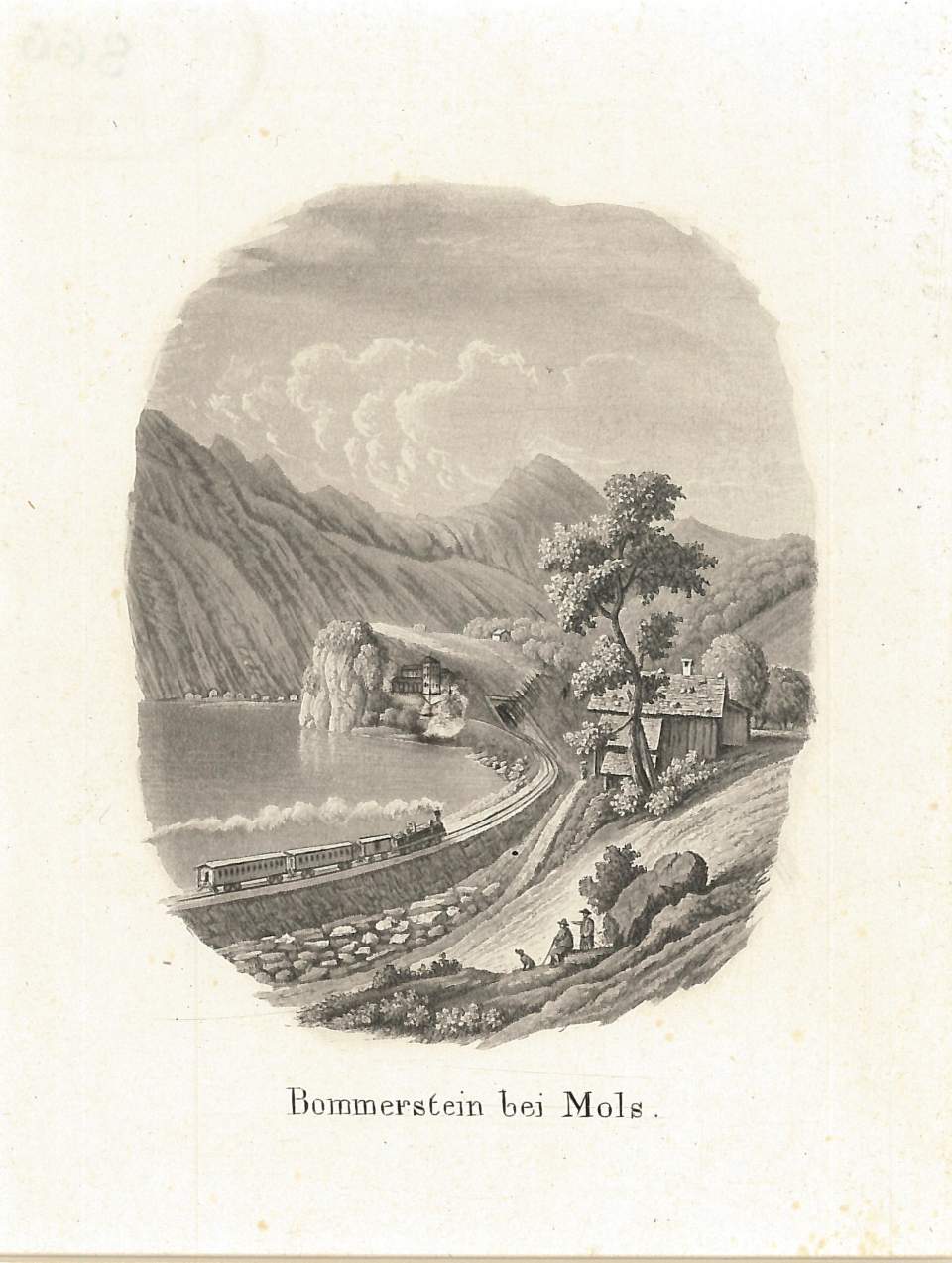 Lithografie, Bommerstein bei Mols