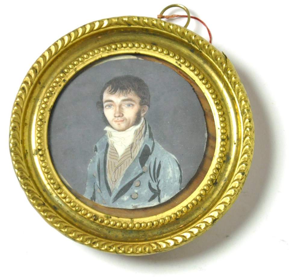 Bildnis eines jungen Mannes, Miniatur