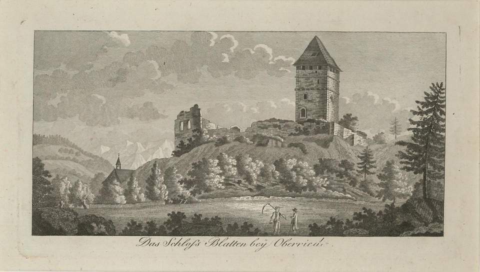 Ansicht Schloss Blatten, Oberriet