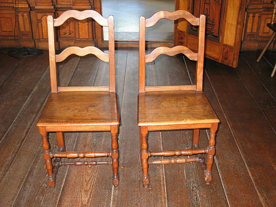 Stuhl, Sessel, 2 Stücke