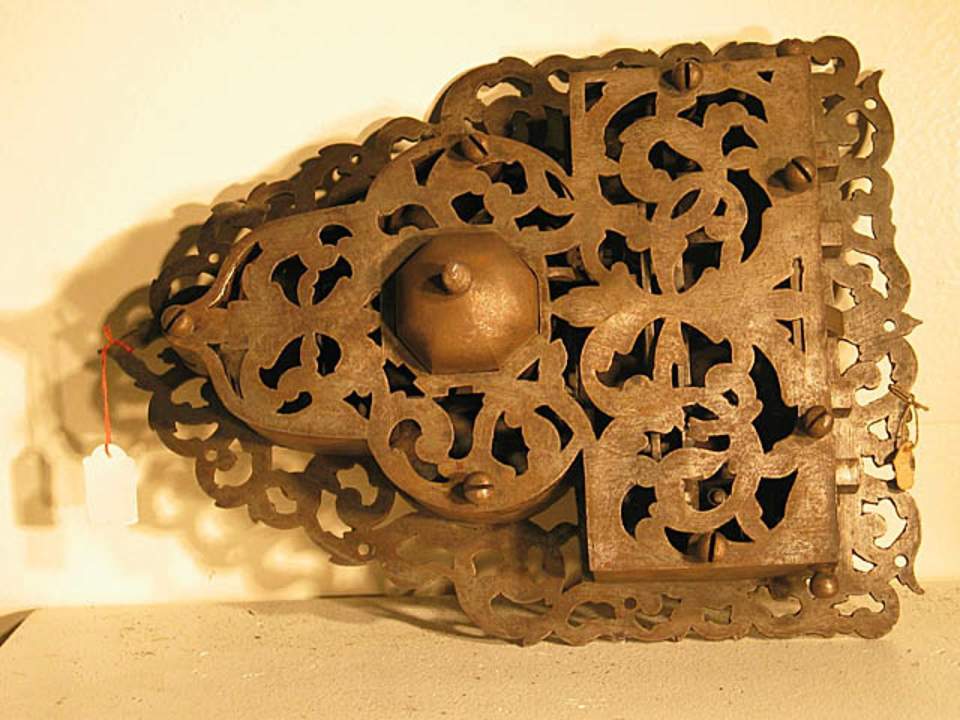 Türschloss mit Tourriegel, gross