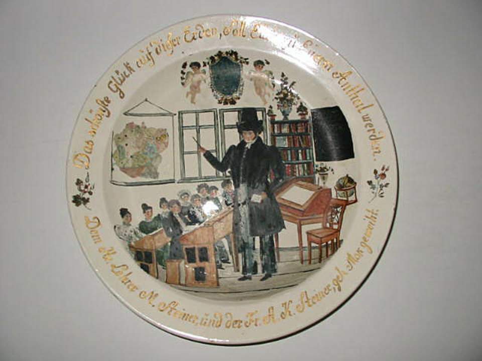 Appenzeller Teller, Hochzeitsteller, Glückwunschteller