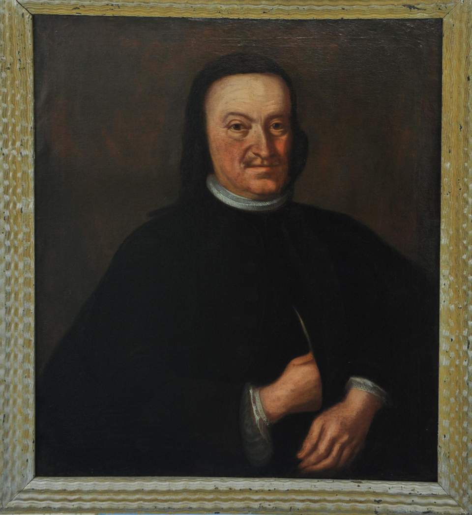 Portrait, Ölgemälde des Bürgermeisters Christoph Wegelin (1688 - 1774)