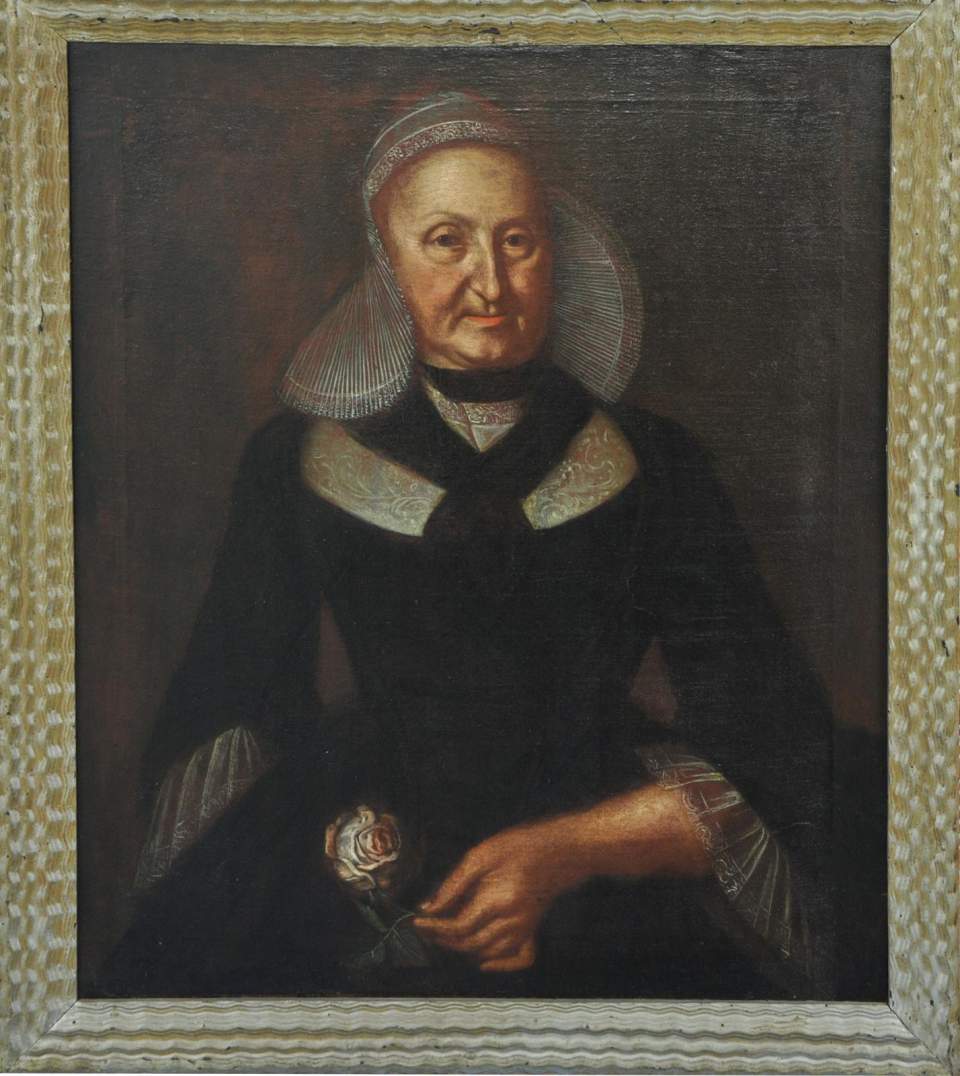 Portrait, Ölgemälde einer Unbekannten