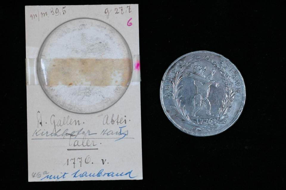 1 Taler (Fürstabt Beda Angehrn 1767-1796); St. Galler Münze