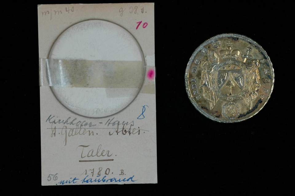 1 Taler (Fürstabt Beda Angehrn 1767-1796); St. Galler Münze