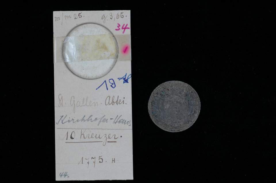 10 Kreuzer (Fürstabt Beda Angehrn 1767-1796); St. Galler Münze