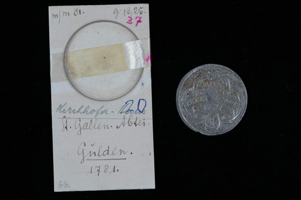 1 Gulden (Fürstabt Beda Angehrn 1767-1796); St. Galler Münze