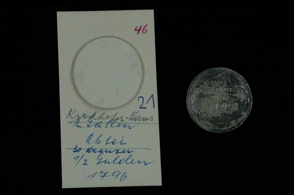 1 Halbgulden (Fürstabt Beda Angehrn 1767-1796); St. Galler Münze