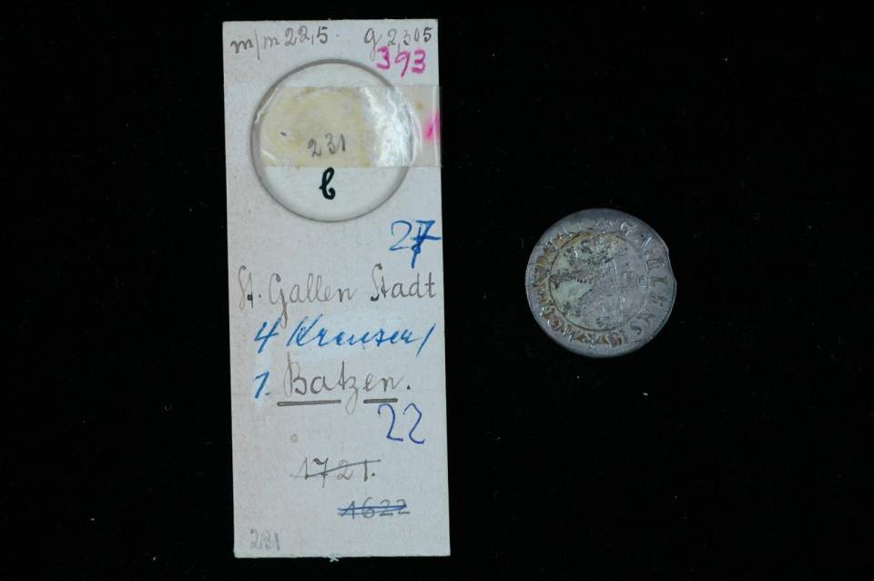 1 Batzen (4 Kreuzer); St. Galler Münze
