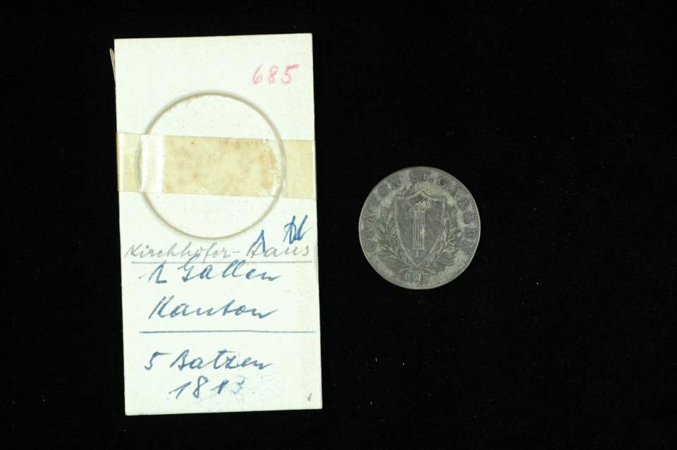 5 Batzen; Münze Kanton SG