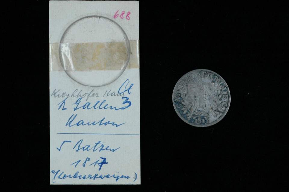 5 Batzen; Münze Kanton SG