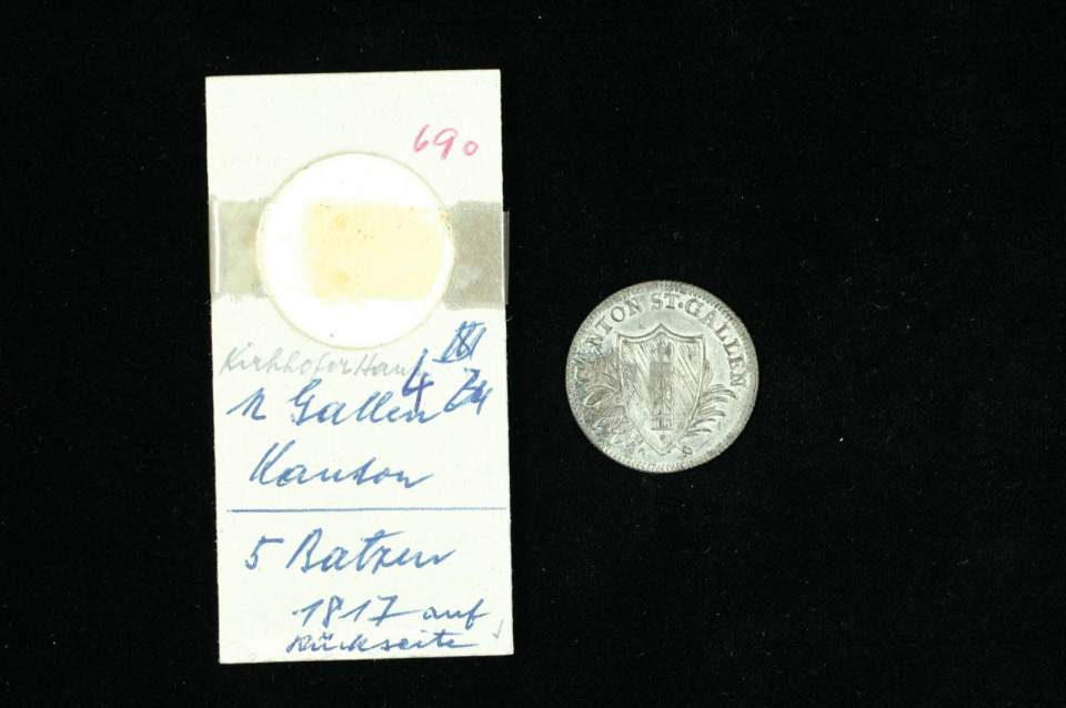 5 Batzen; Münze Kanton SG