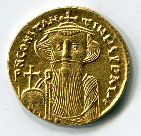 Byzantinische Münze Solidus