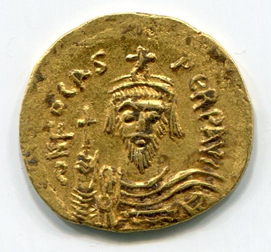 Byzantinische Münze FOKAS, PHOKAS