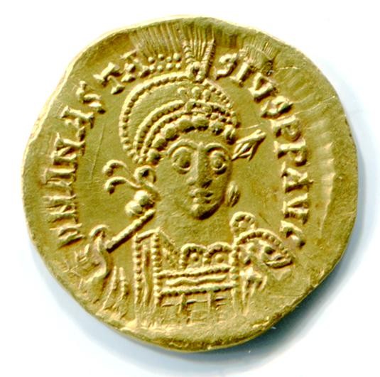 Byzantinische Münze Solidus