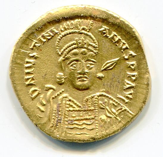 Byzantinische Münze Solidus