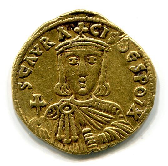 Byzantinische Münze Solidus