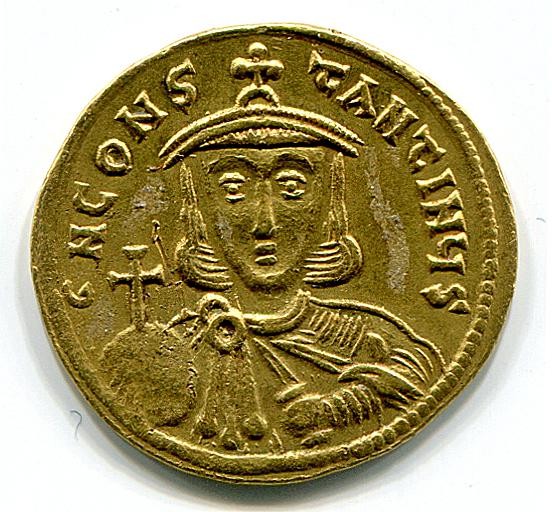 Byzantinische Münze Solidus