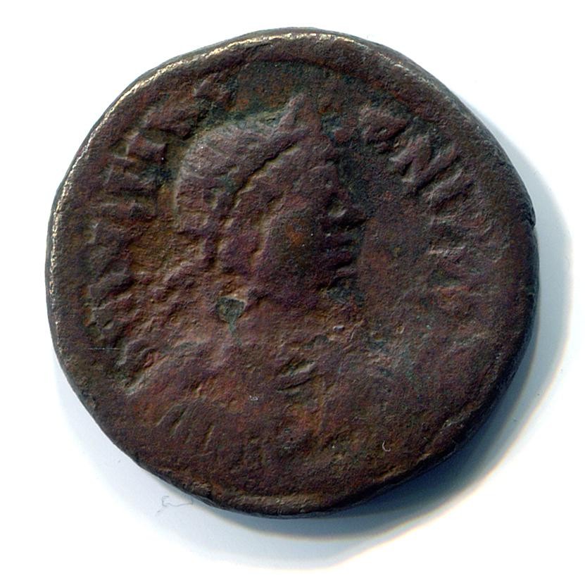 Byzantinische Münze Follis