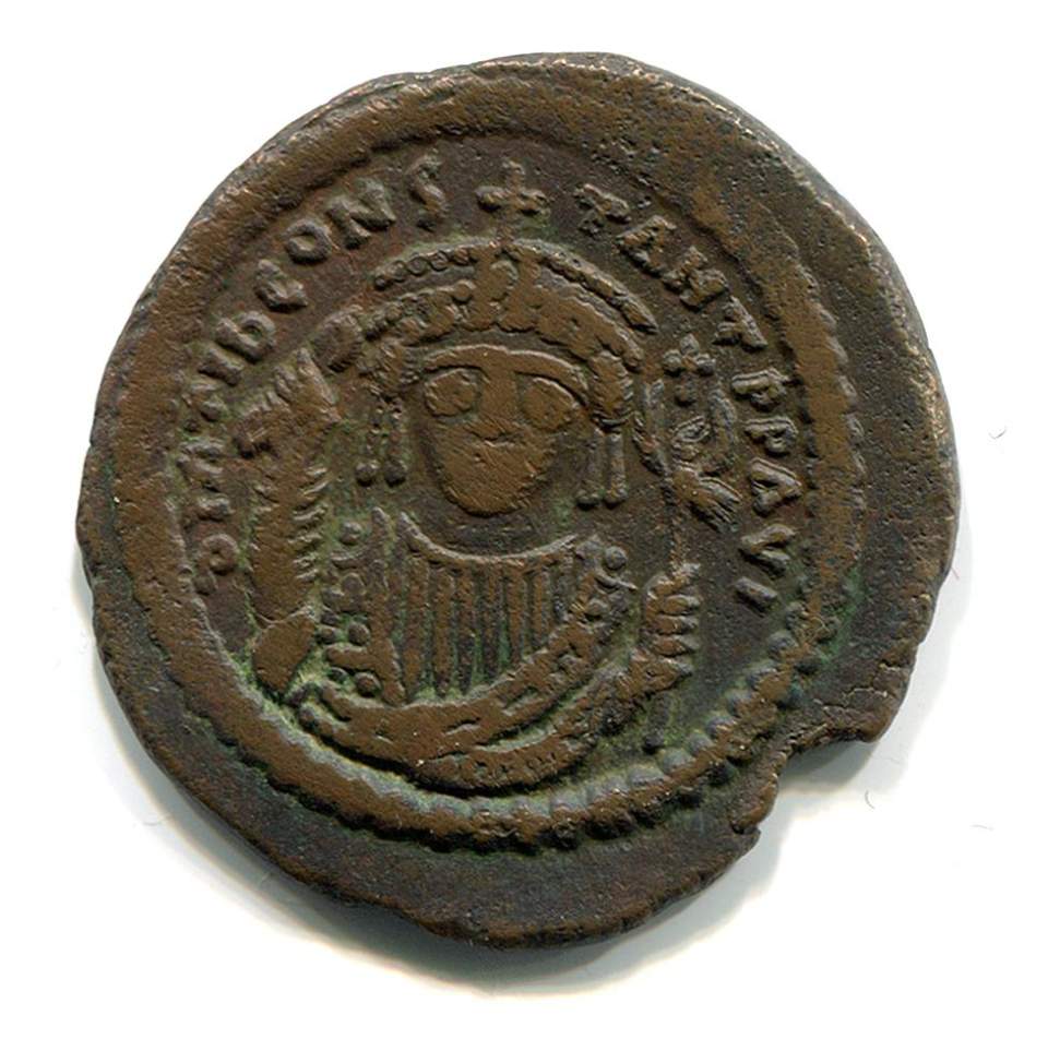 Byzantinische Münze Follis