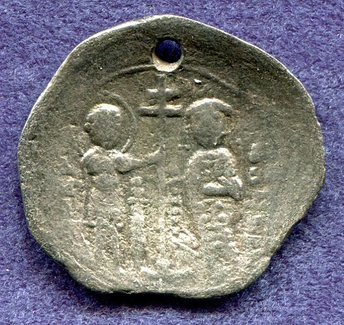 Byzantinische Münze Aspron Trachy