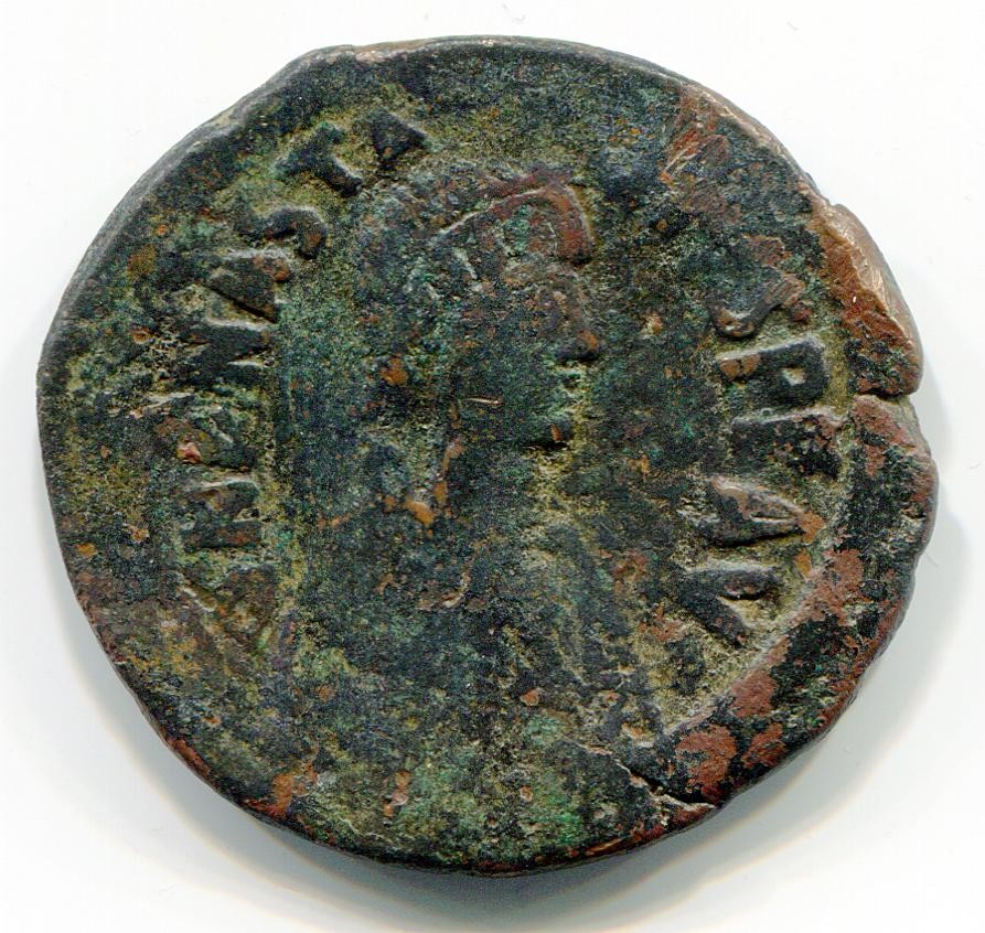 Byzantinische Münze Follis